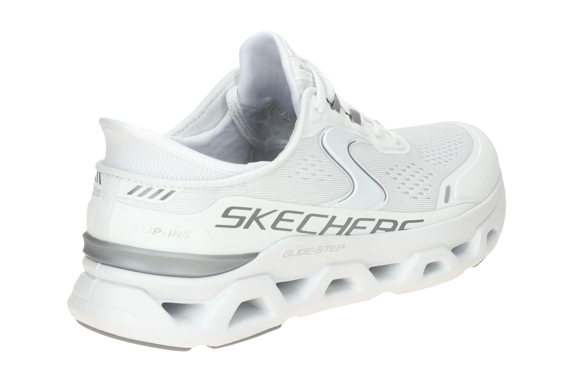 Skechers Glide Step Schuhe weiß Damen Slip-Ins 150510 4/7