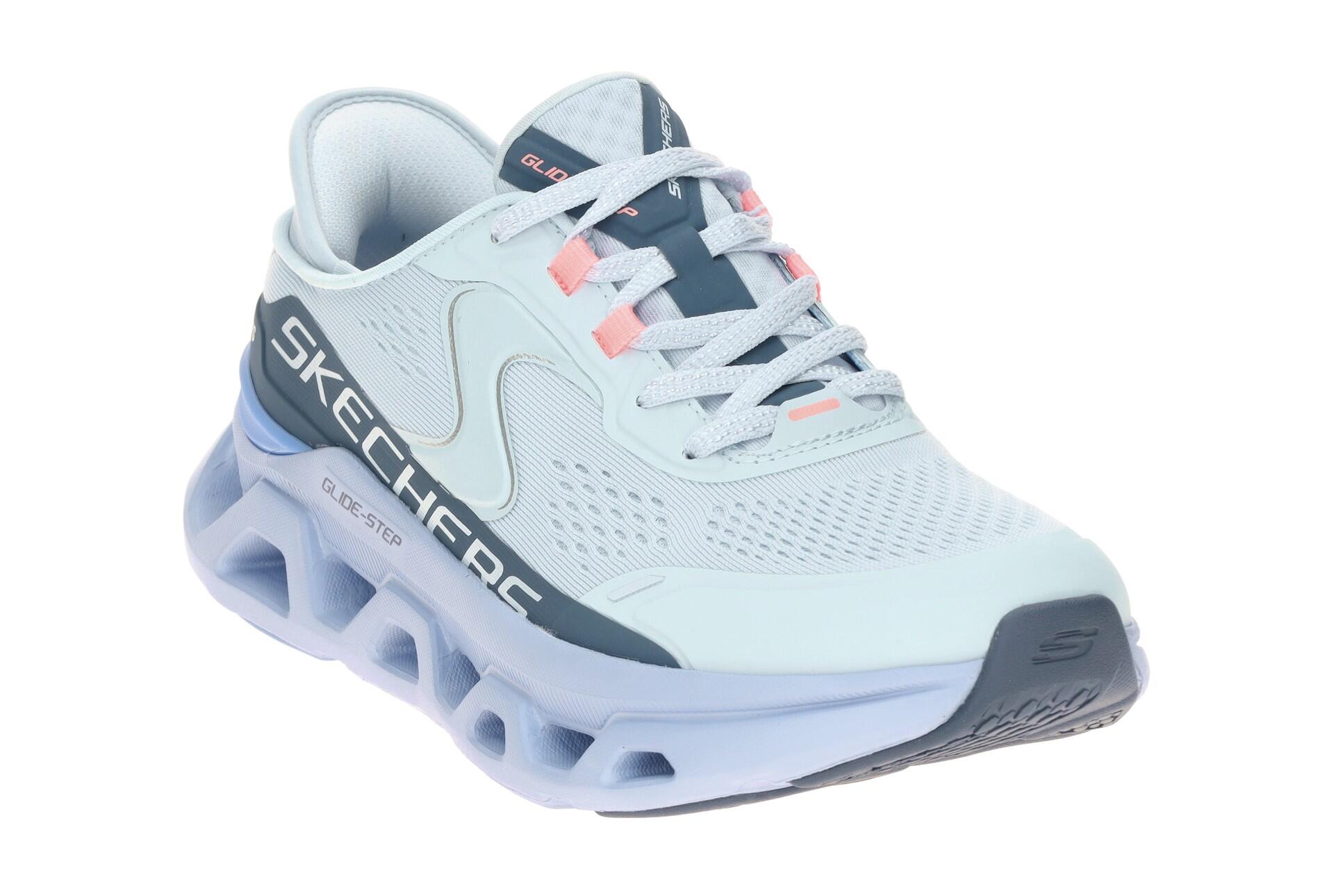 Skechers Glide Step Schuhe hellblau Damen Slip-Ins 150510 3/7