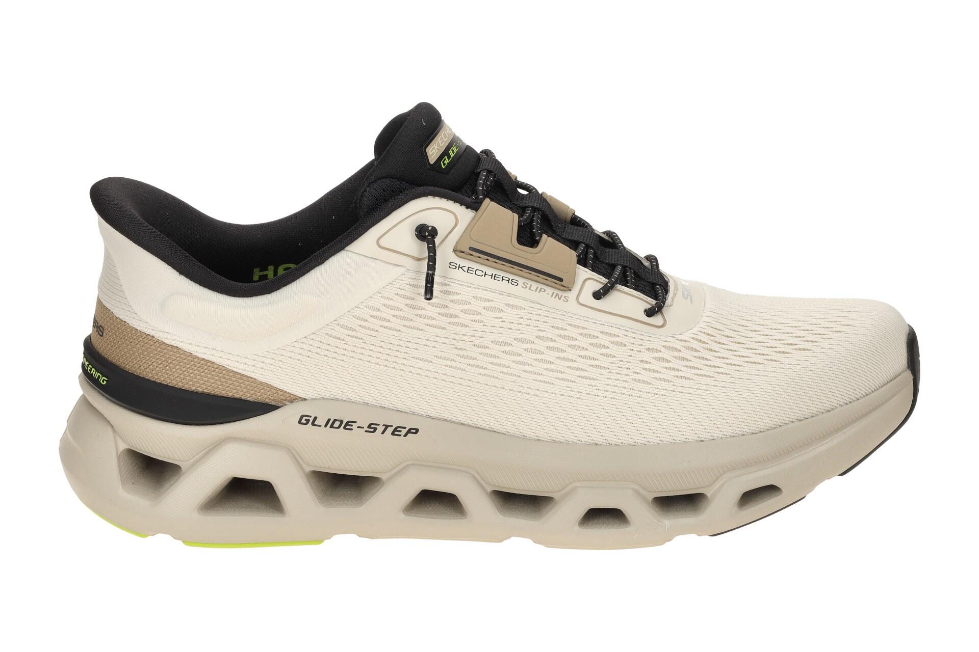 Skechers Glide Step Schuhe beige Herren Slip-Ins 233026 2/7