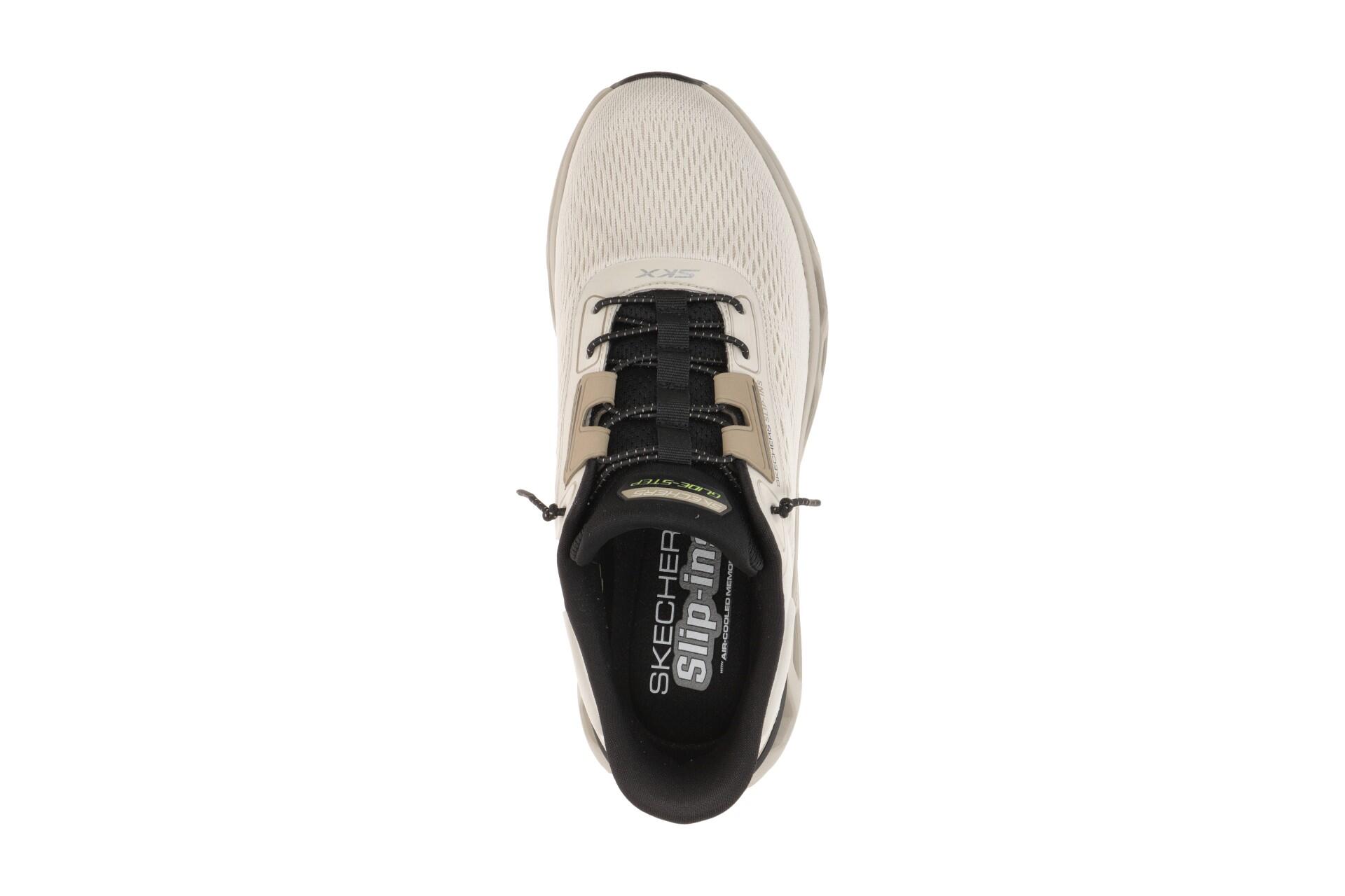 Skechers Glide Step Schuhe beige Herren Slip-Ins 233026 6/7