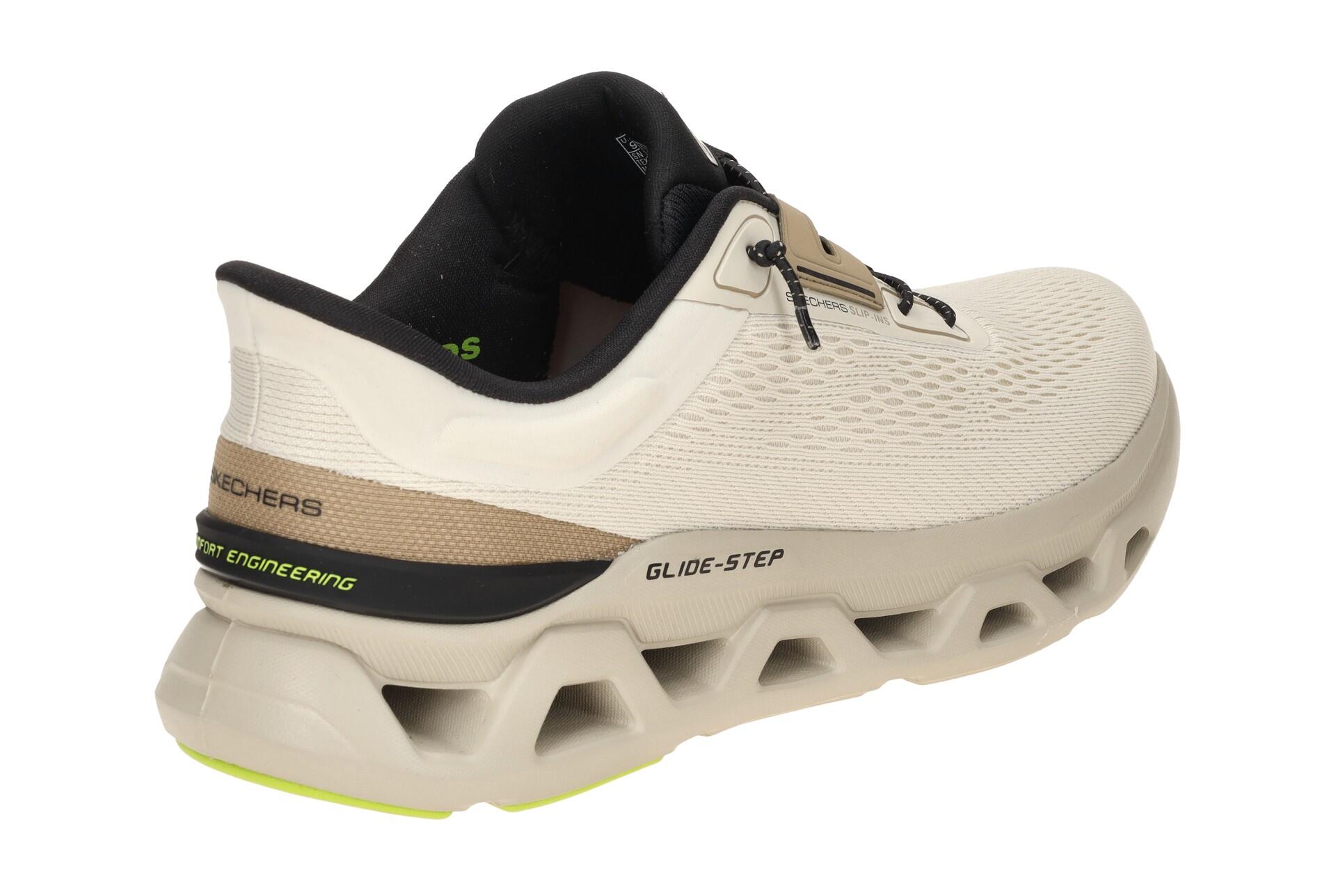 Skechers Glide Step Schuhe beige Herren Slip-Ins 233026 4/7