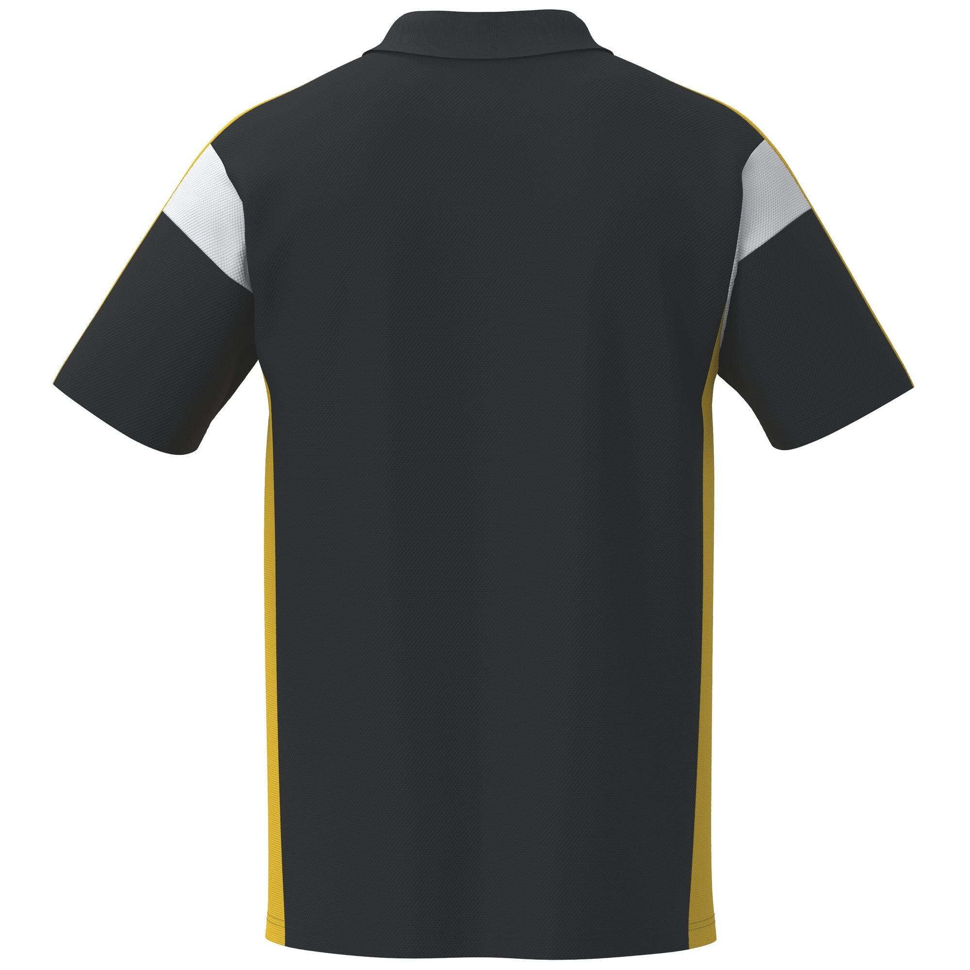 Erima Celebration 125 Poloshirt Functioneel Zwart-Geel 3/3