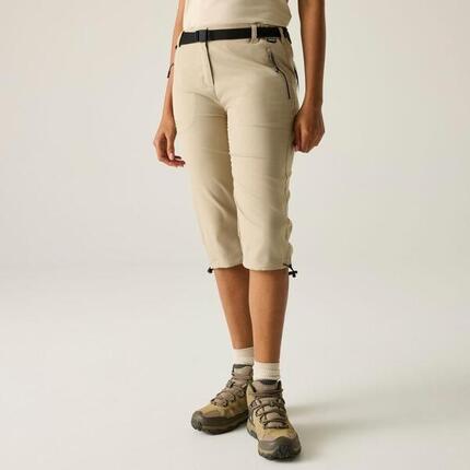 Pantacourt Randonnée Femme Regatta "Women's Xert Stretch Capri Light" Beige 38