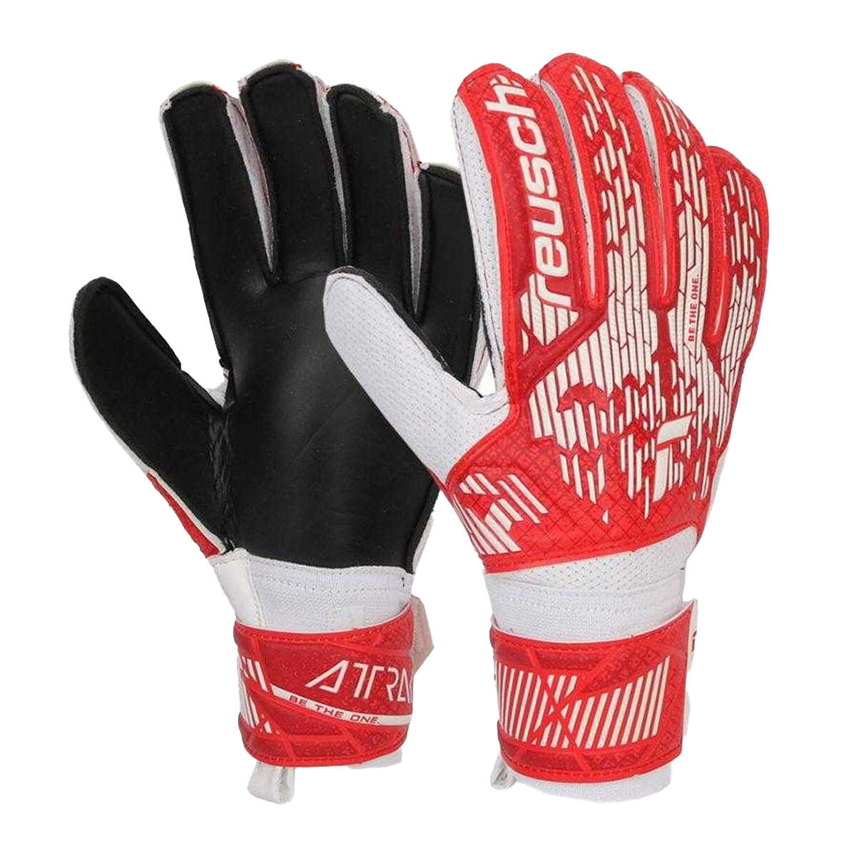 Guanti Da Portiere Adulto Unisex Reusch Attrakt Solid Rosso 3/3