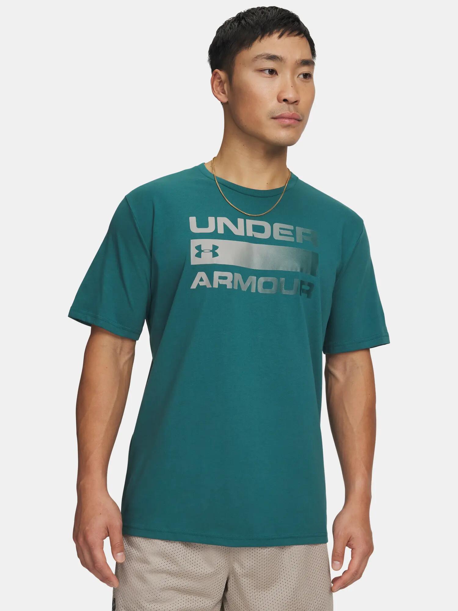 Férfi póló Under Armour UA TEAM ISSUE WORDMARK SS-GRN 1/3