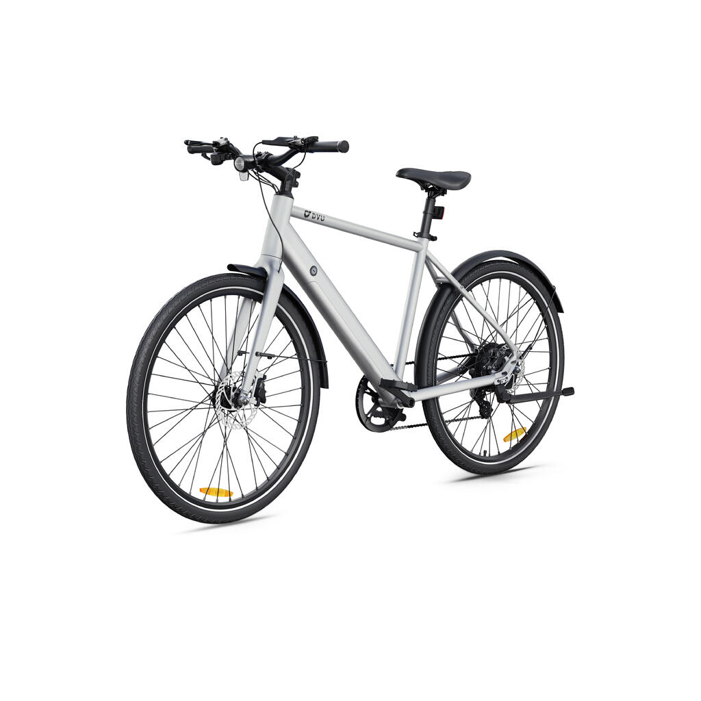 DYU Stroll 1 electric bicycle, battery removed, hydraulic brakes