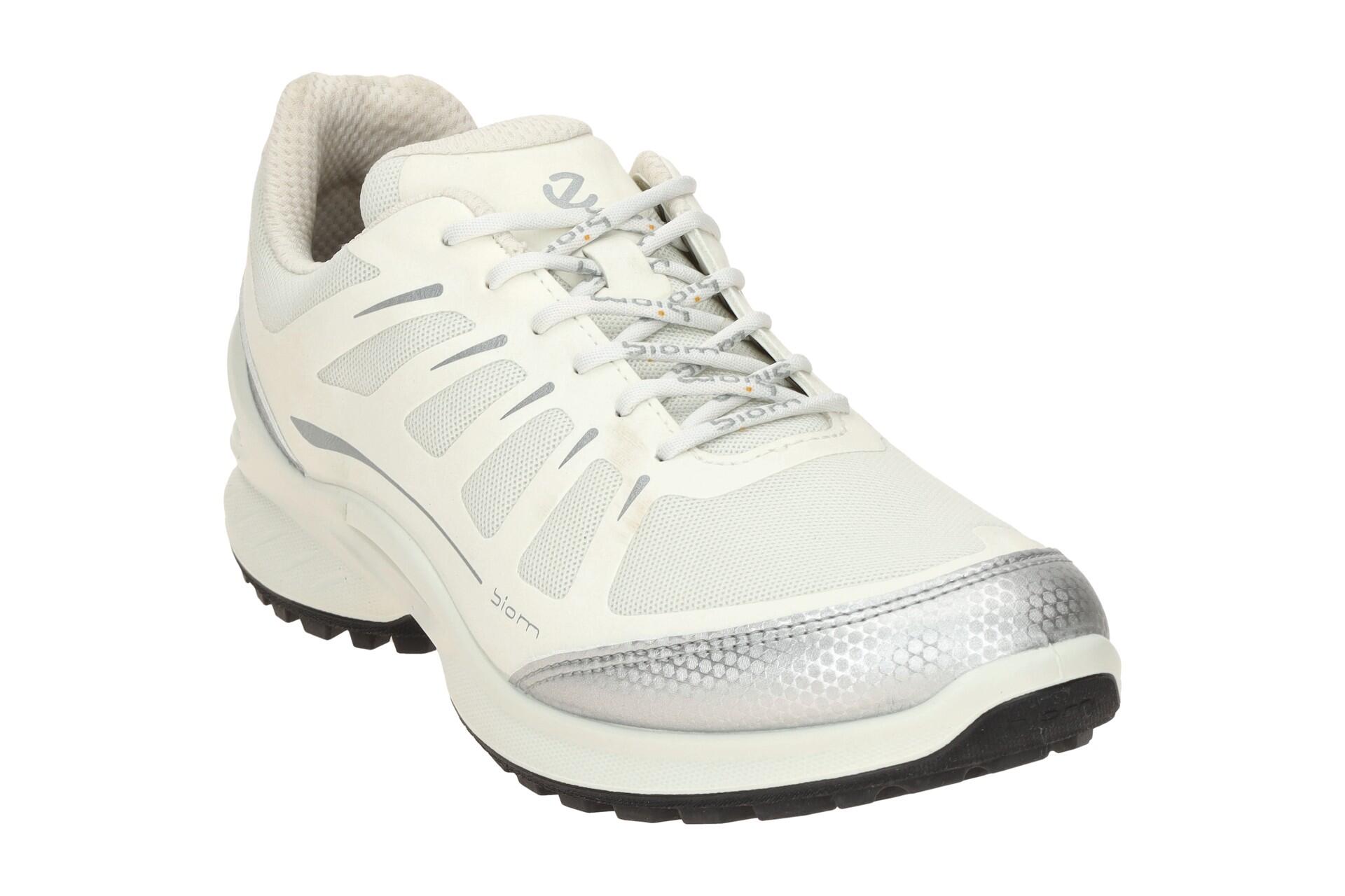 ecco Biom Energi Schuhe weiß silber Damen Sneaker 850833 3/7