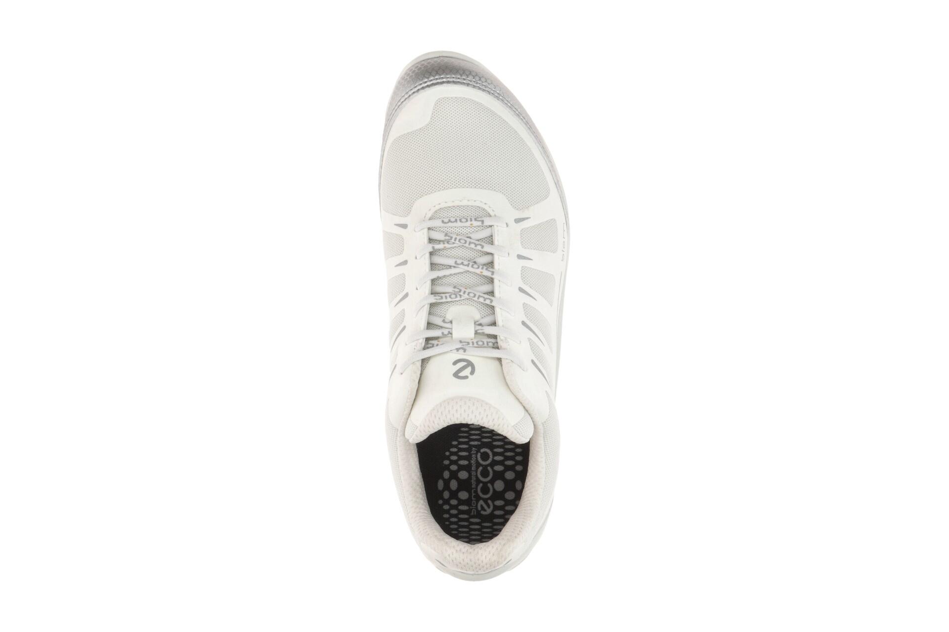 ecco Biom Energi Schuhe weiß silber Damen Sneaker 850833 6/7