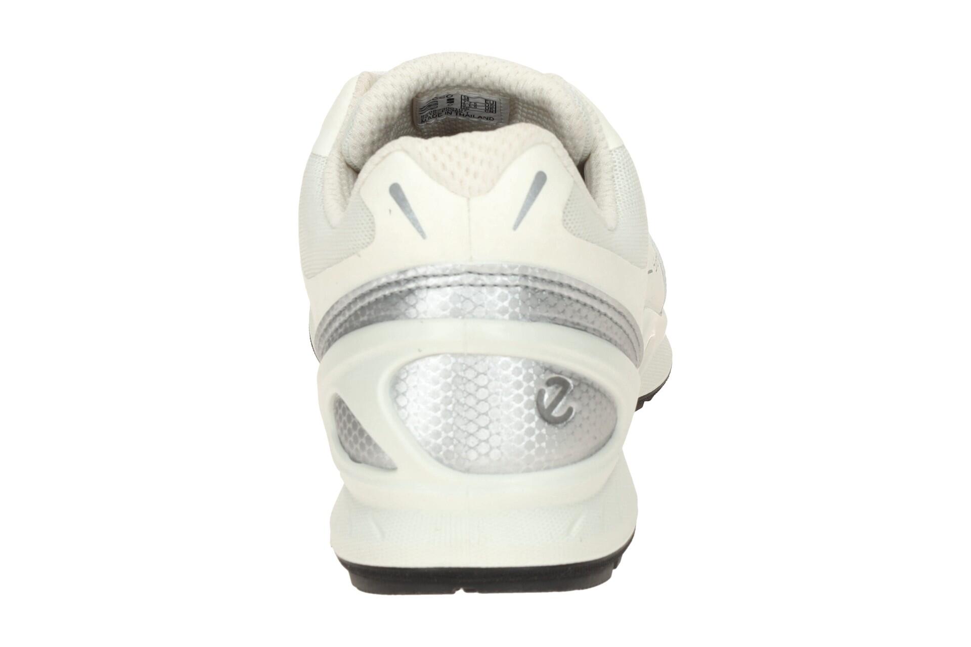 ecco Biom Energi Schuhe weiß silber Damen Sneaker 850833 5/7