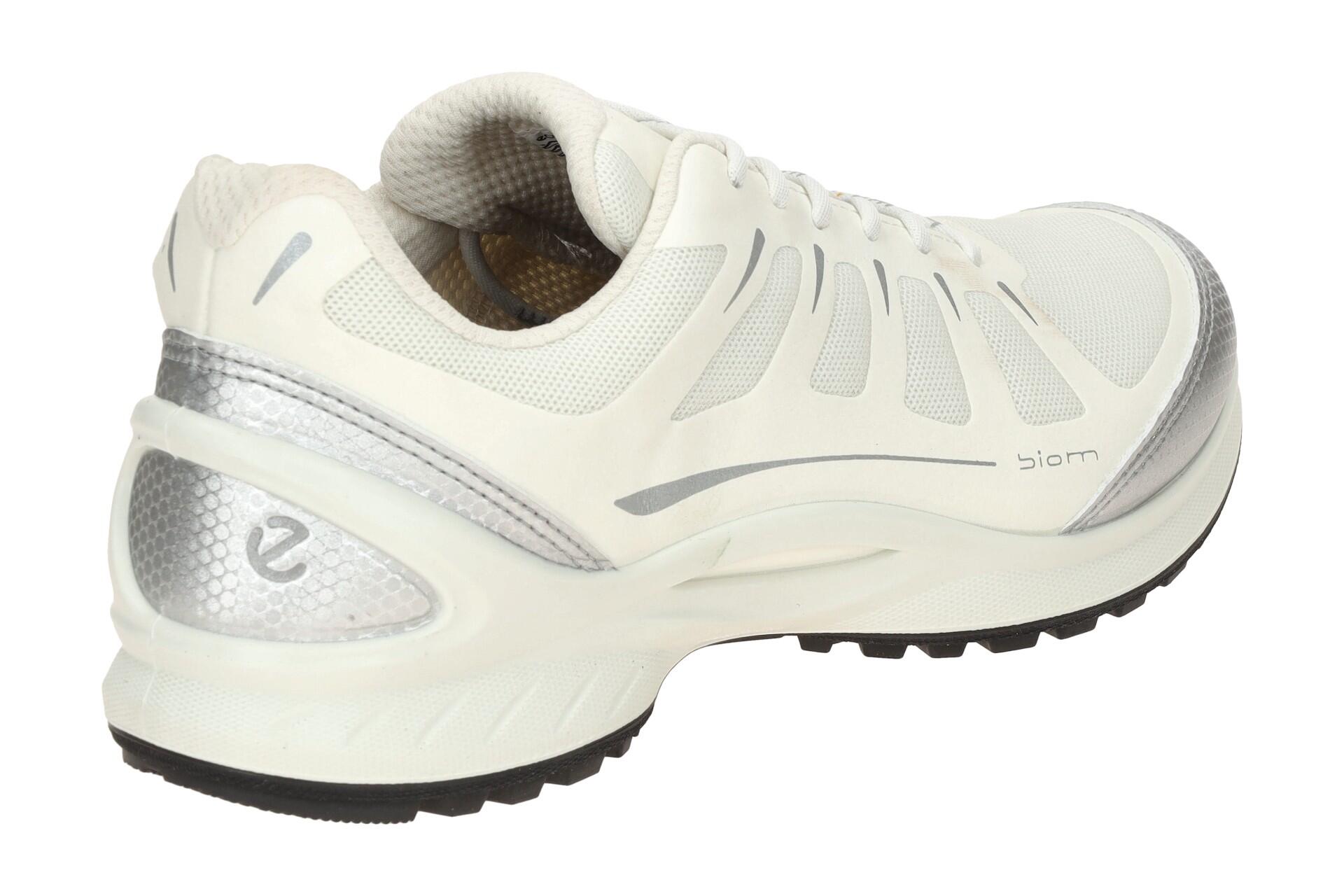 ecco Biom Energi Schuhe weiß silber Damen Sneaker 850833 4/7