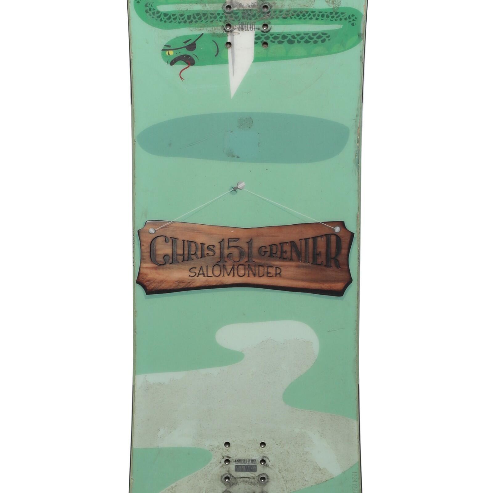 RECONDITIONNE - Snowboard Salomon Salomonder + Fixation Coque 3/4
