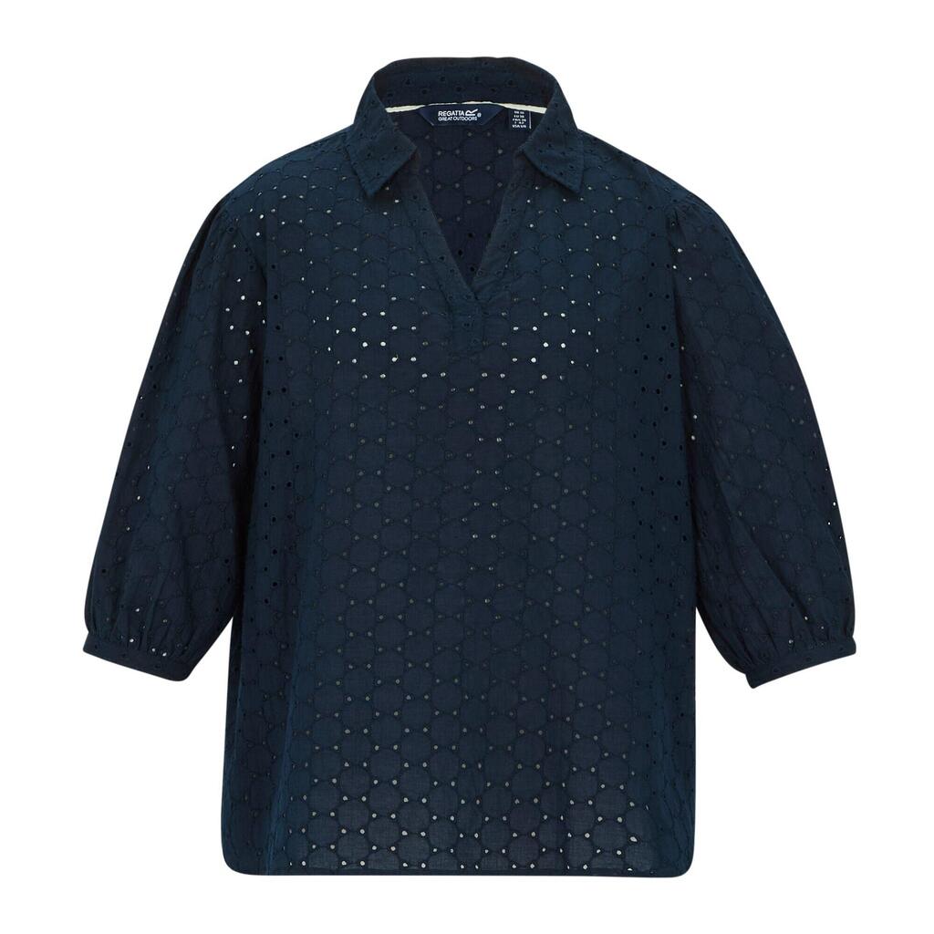 Womens/Ladies Nofino Broderie Shirt (Skyway)