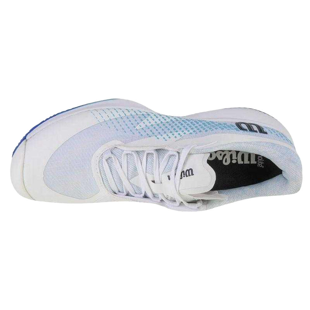 Scarpe Da TennisUomo Wilson Kaos Swift 1.5 Clay Bianco Blu 3/6