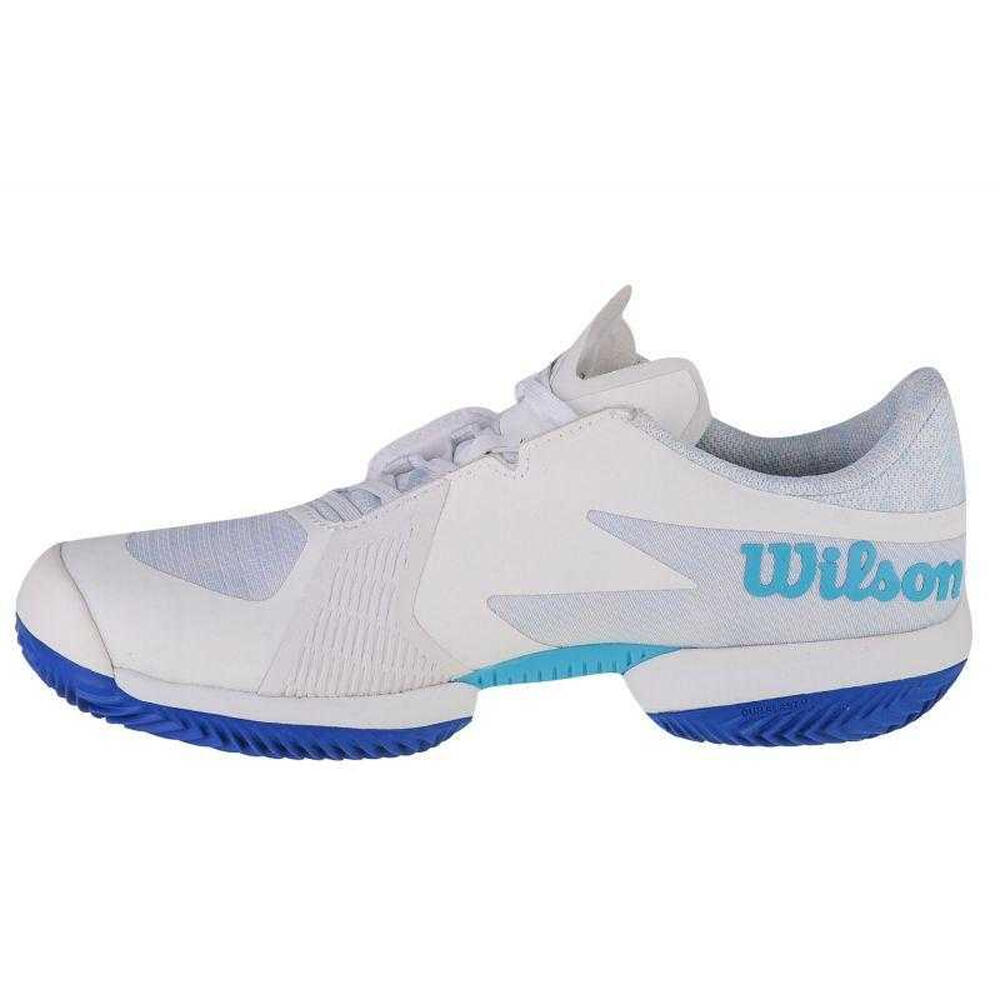 Scarpe Da TennisUomo Wilson Kaos Swift 1.5 Clay Bianco Blu 2/6