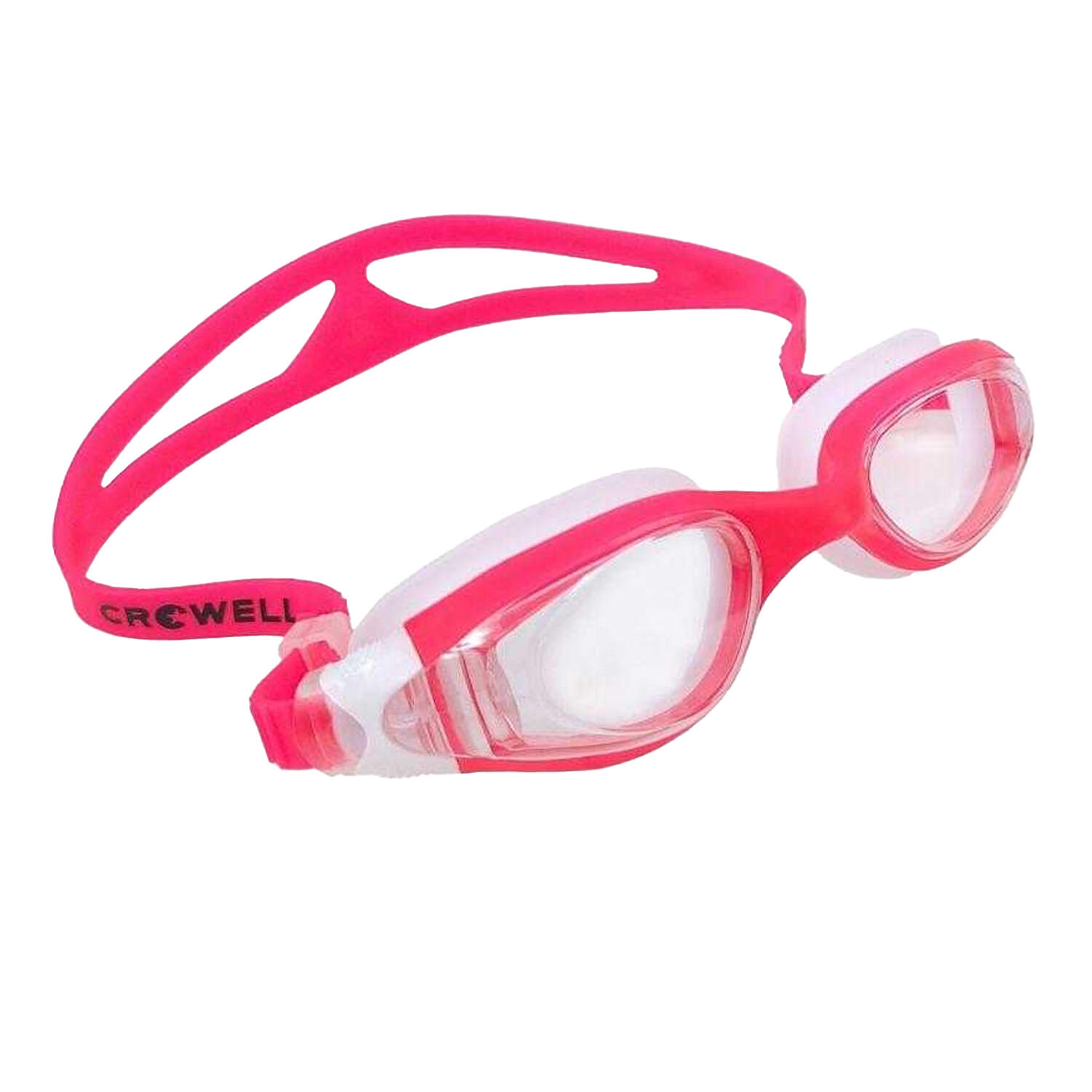 Óculos de natação Coral para crianças e jovens (Branco / Rosa) 2/3