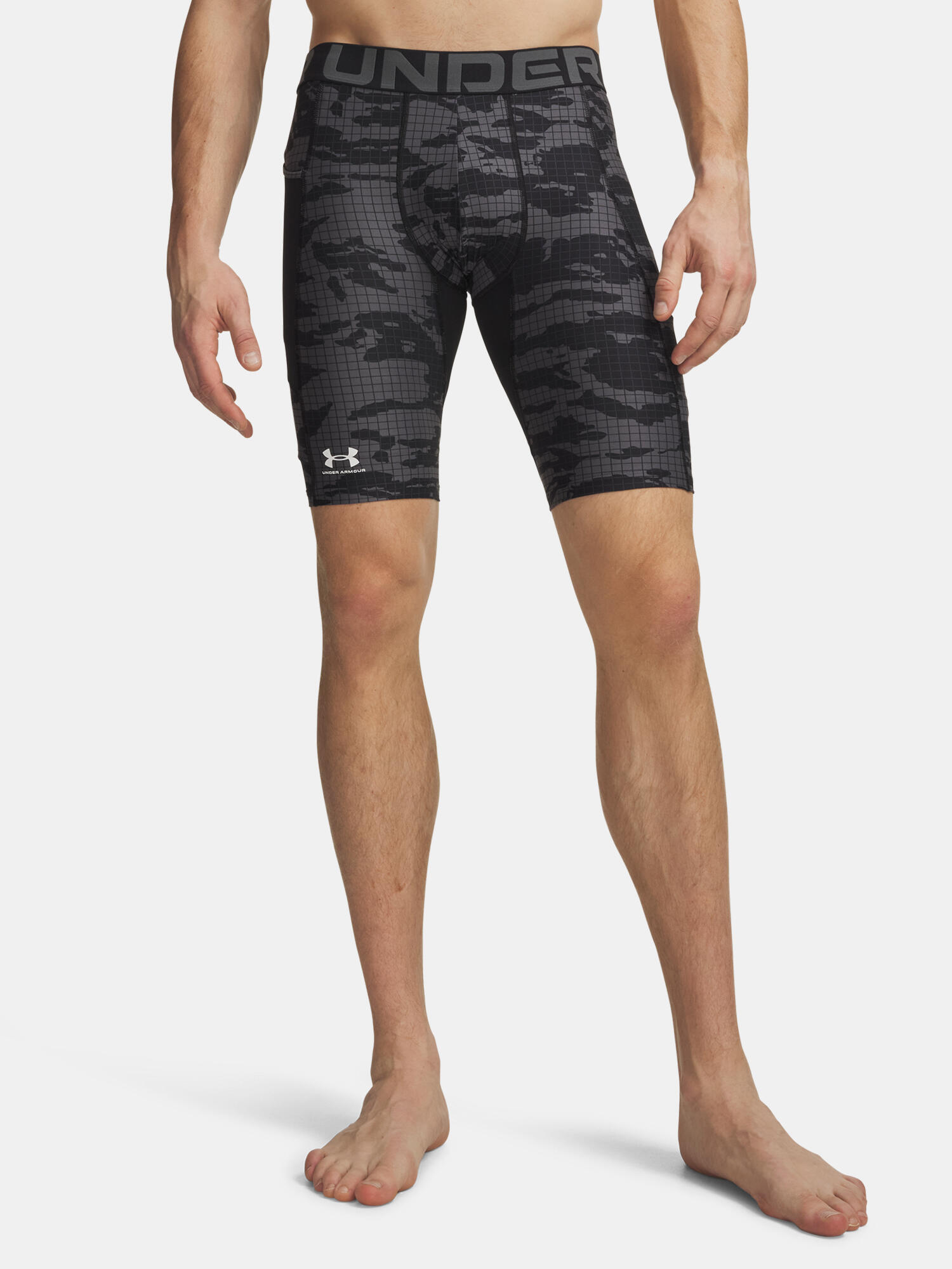 Pantaloni scurti pentru sport UA HG Printed Lng Short barbati