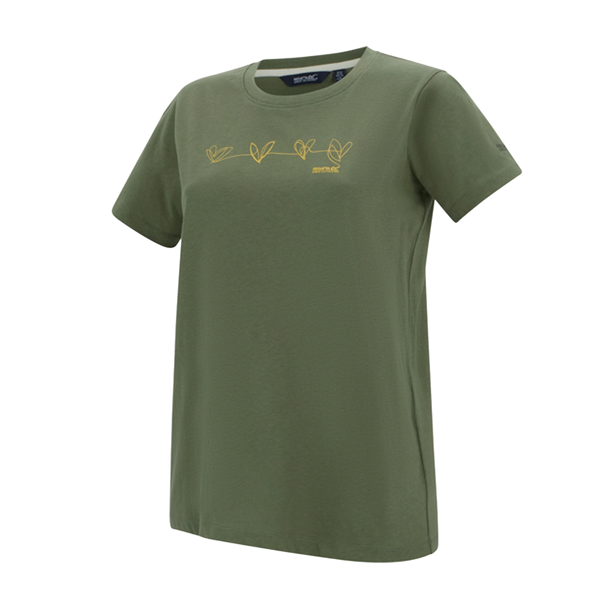 Tshirt Motif/style Cœur FILANDRA Femme (Vert) 3/5