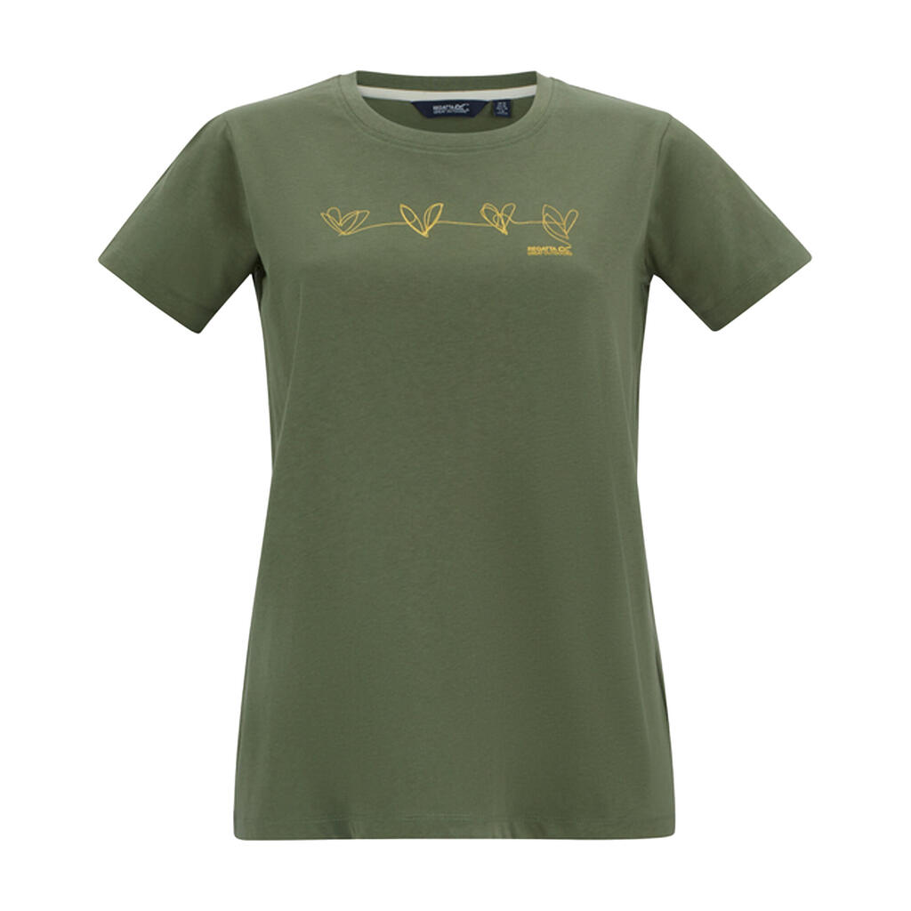 Womens/Ladies Filandra VX Foil Heart TShirt (Four Leaf Clover)