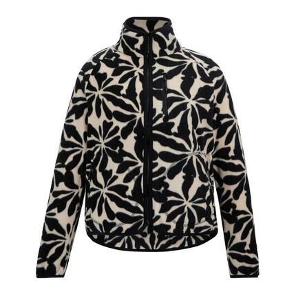 Veste Polaire Motif/style Floral Abstrait FRANKIE Femme (Beige)