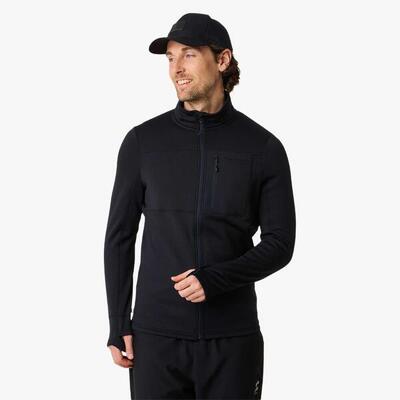 Heren hiking fleece lange mouw rits trondheim midlayer full zip