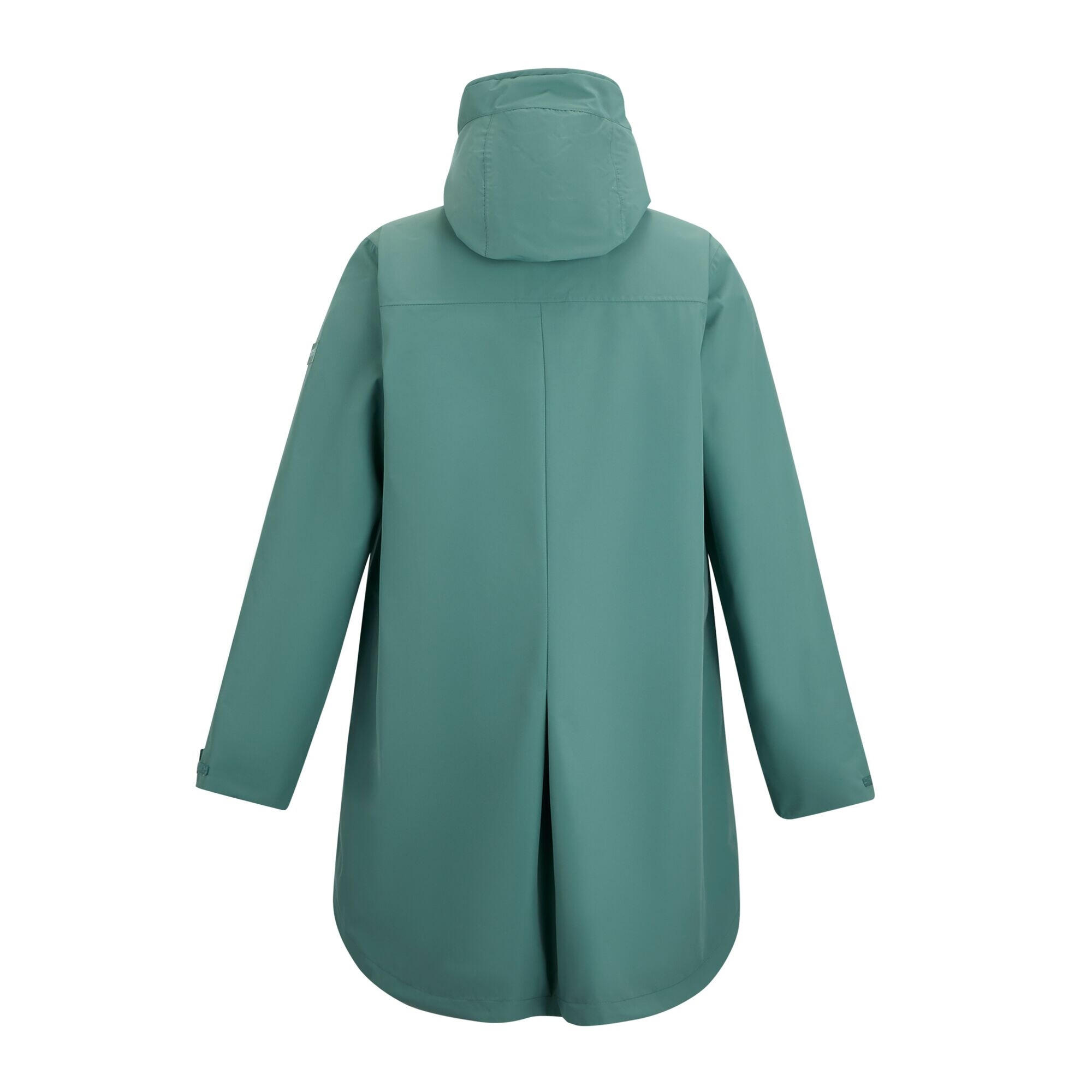 Chaqueta Impermeable Brianka para Mujer Hiedra Musgo 2/5