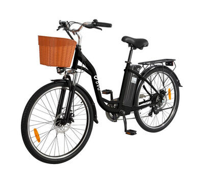 Dyu c6 elektrische fiets 36v 250w 26-inch 12,5ah schijfremmen