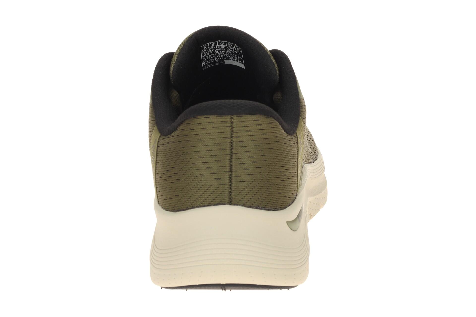 Skechers Arch Fit Herren Schuhe grün olive Slip Ins 232712 5/7