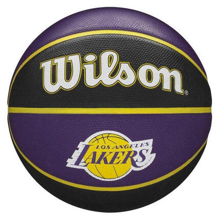 Ballon De Basket Motif/style NBA LOS ANGELES LAKERS (Noir / Violet Clair)