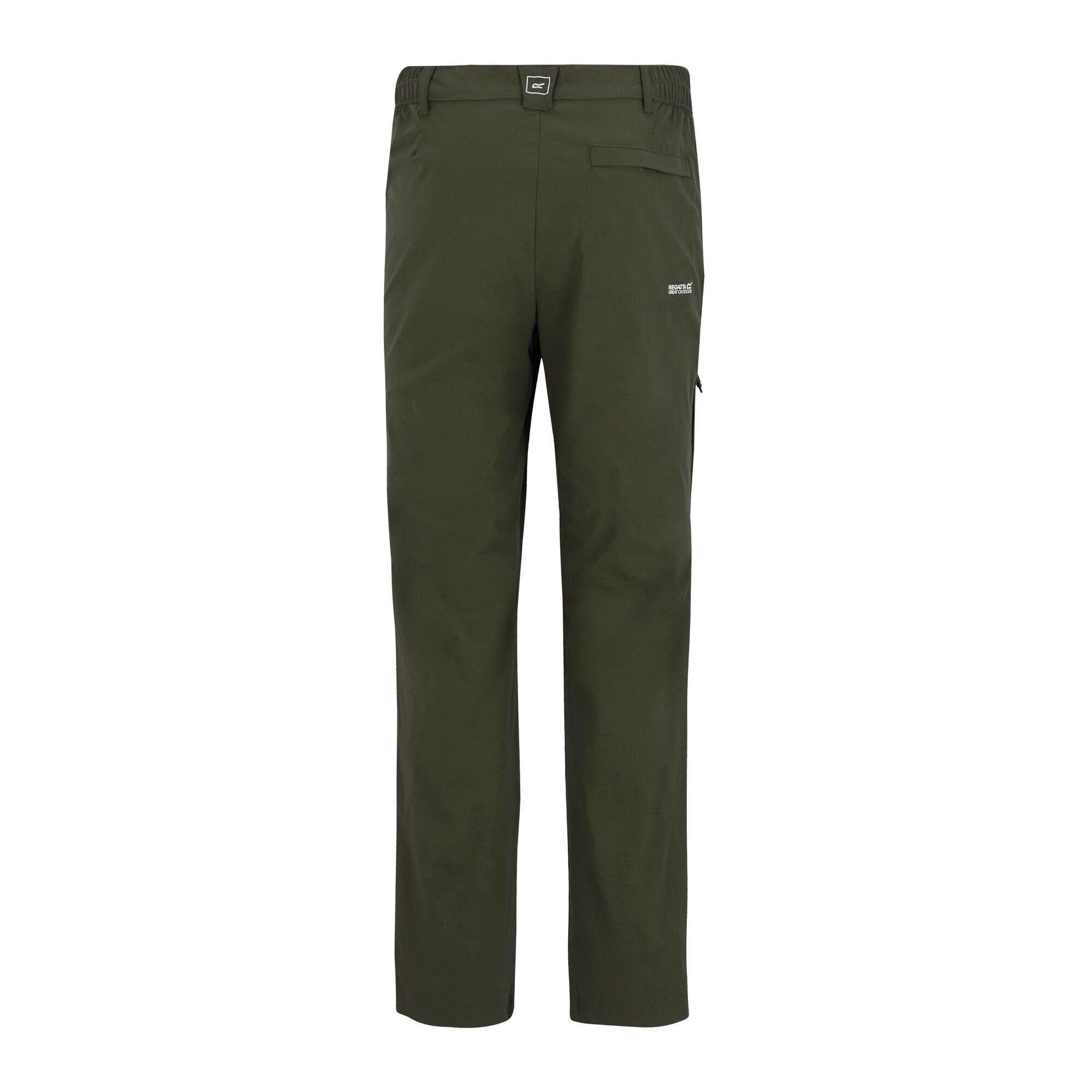 Heren Highton II Logo Broek (Donkere Khaki) 2/4