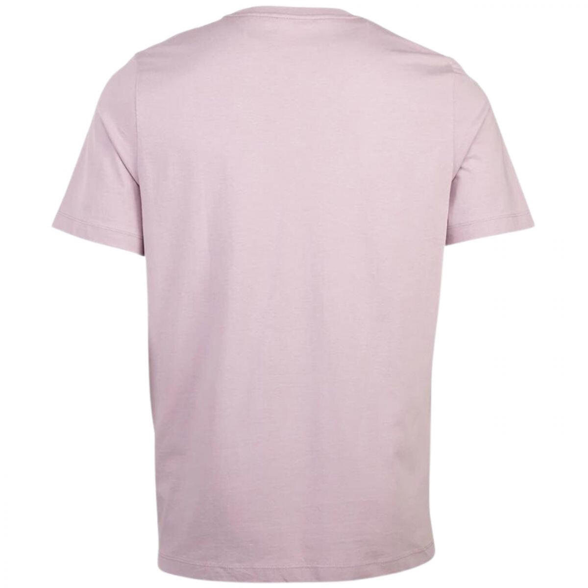 Camiseta Diseño Logotipo Bordado para Hombre Violeta 3/5