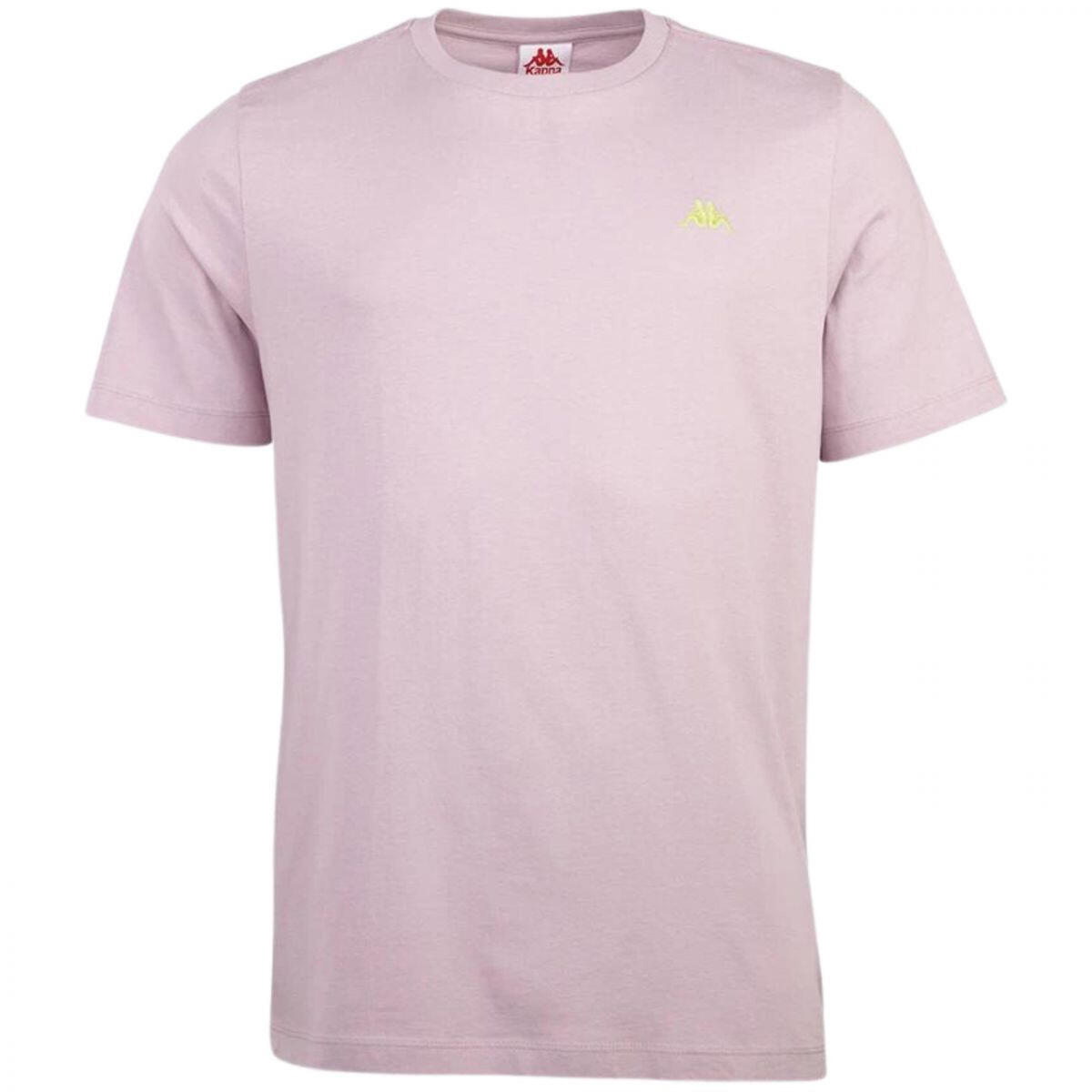 Camiseta Diseño Logotipo Bordado para Hombre Violeta 2/5