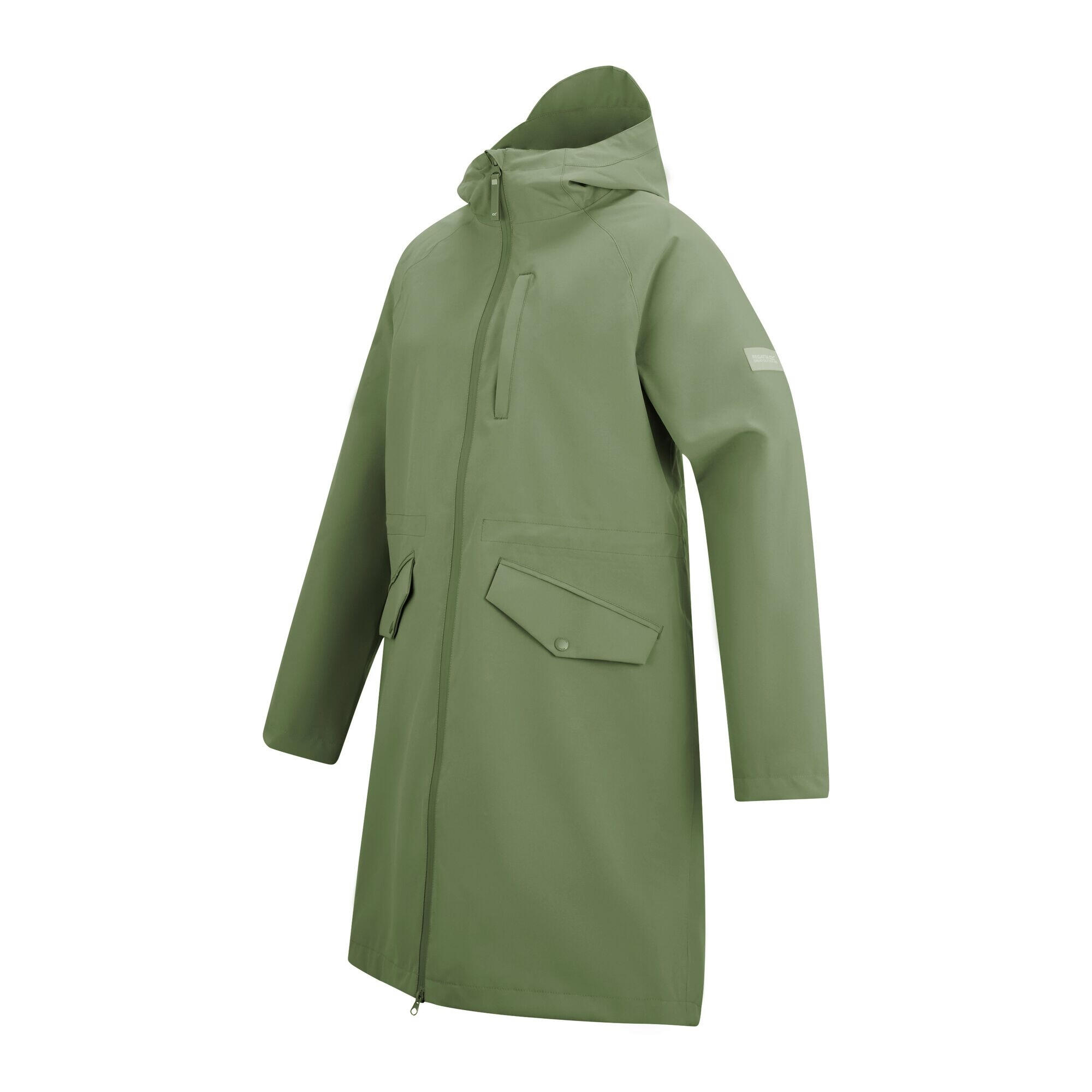 Chaqueta Impermeable Levita para Mujer Trébol de Cuatro Hojas 3/5