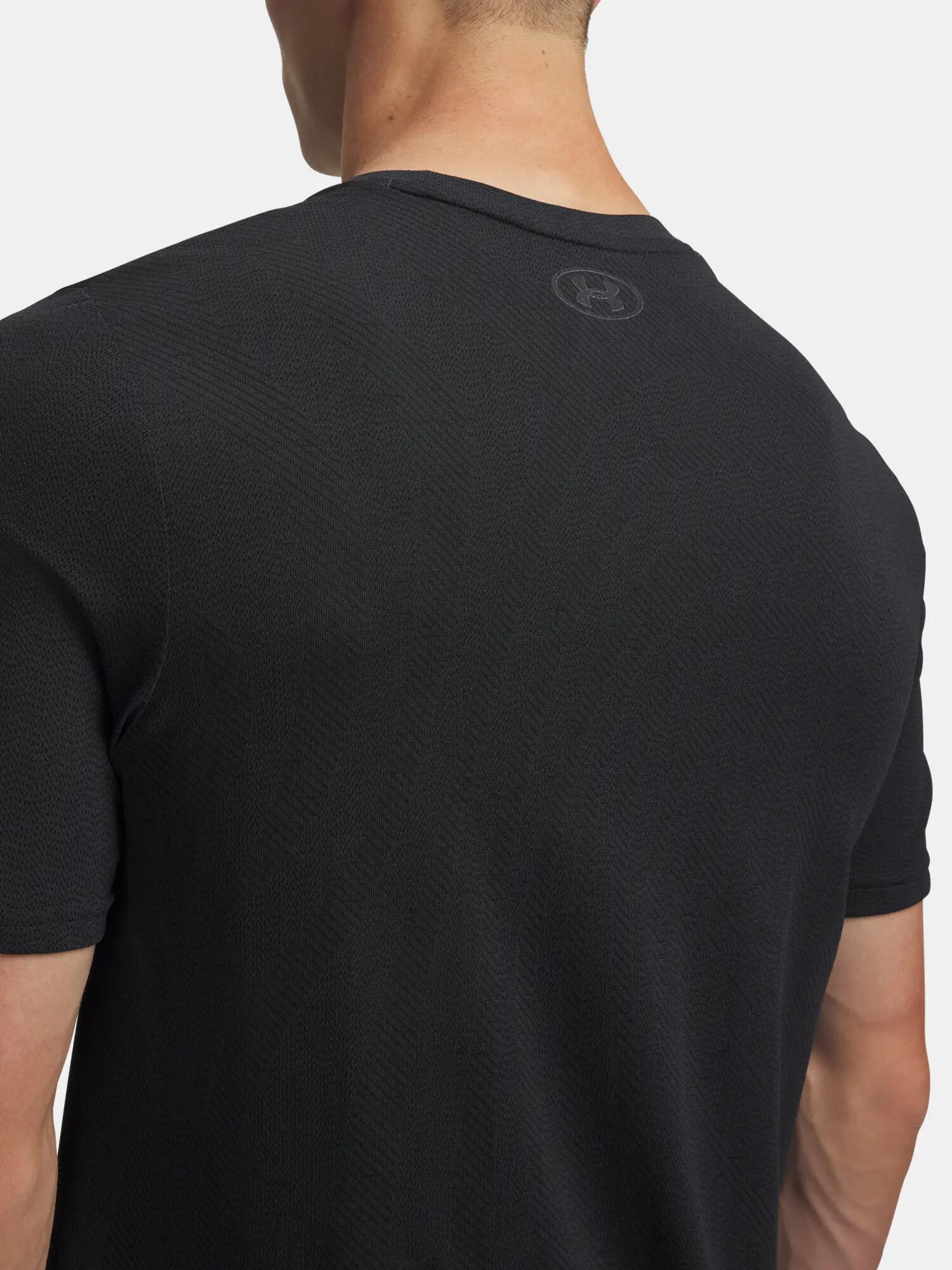 Koszulka treningowa męska Under Armour Vanish Seamless Novelty black/black 3/3
