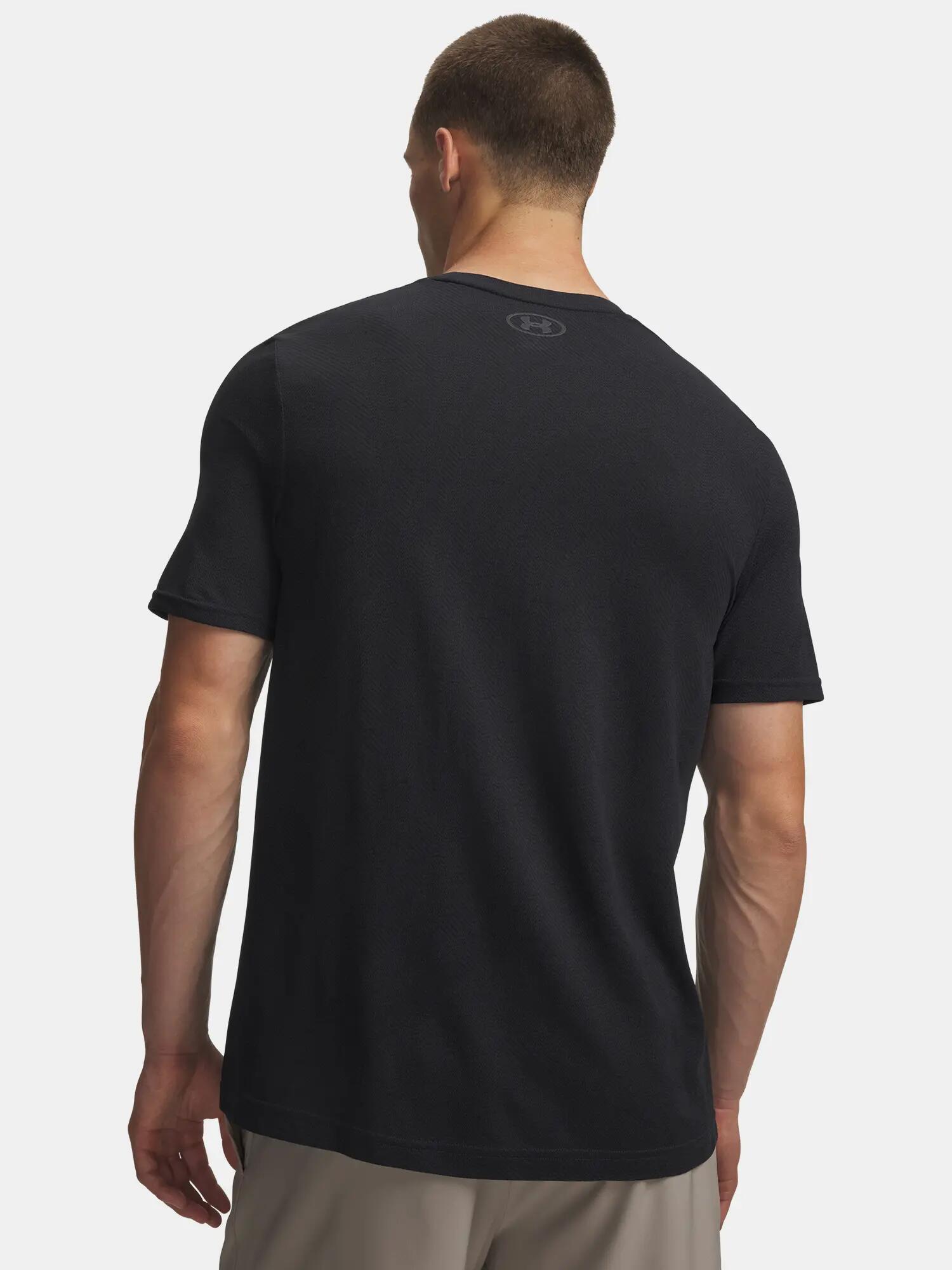 Koszulka treningowa męska Under Armour Vanish Seamless Novelty black/black 2/3