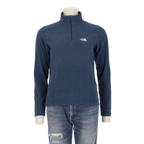 Second life - Damen TNF Blauer Fleece-Pullover - Wie neu