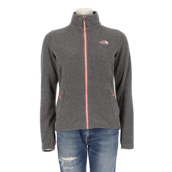 Second life - Damen TNF Graue Fleecejacke - Wie neu