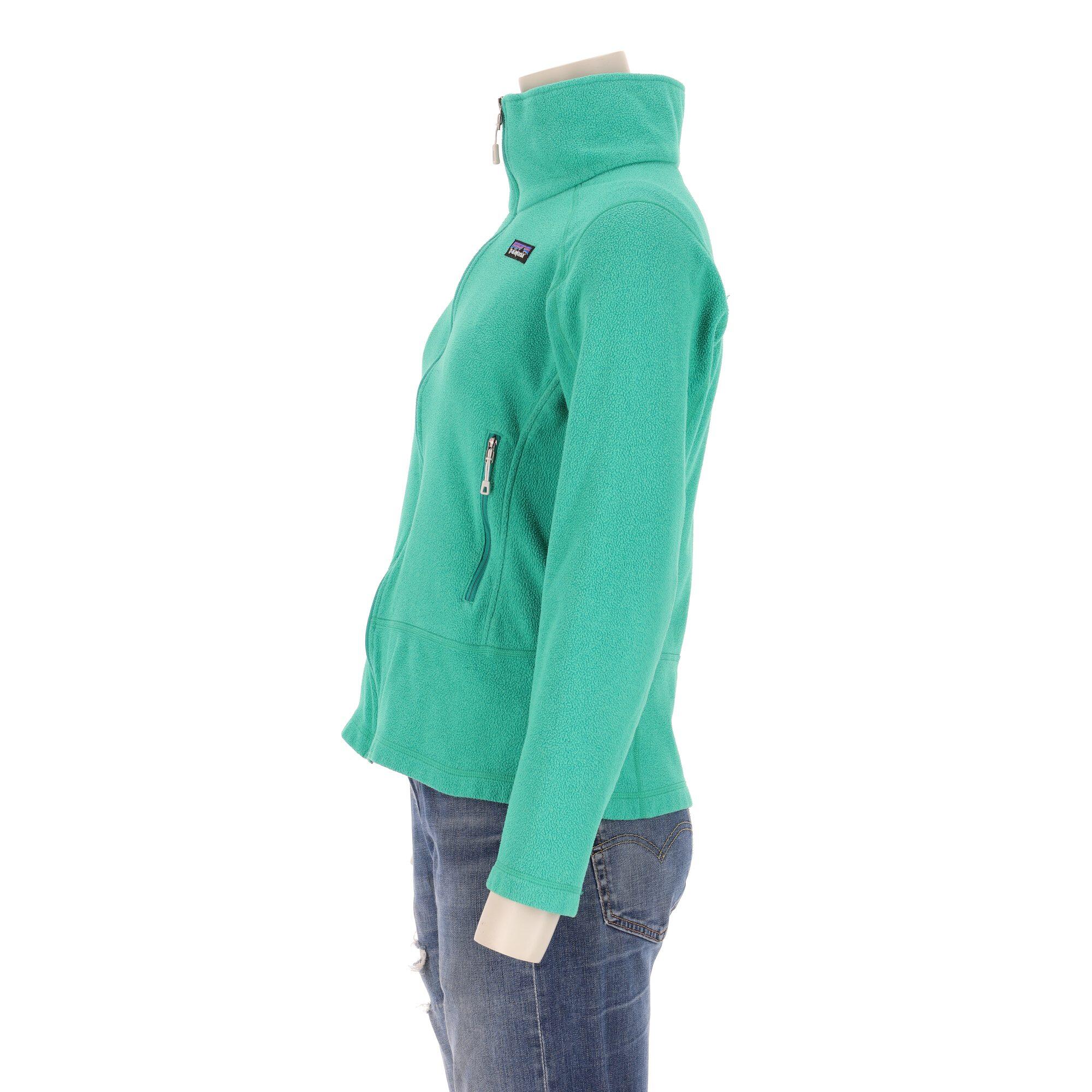 Damen grüne Fleecejacke 6/7