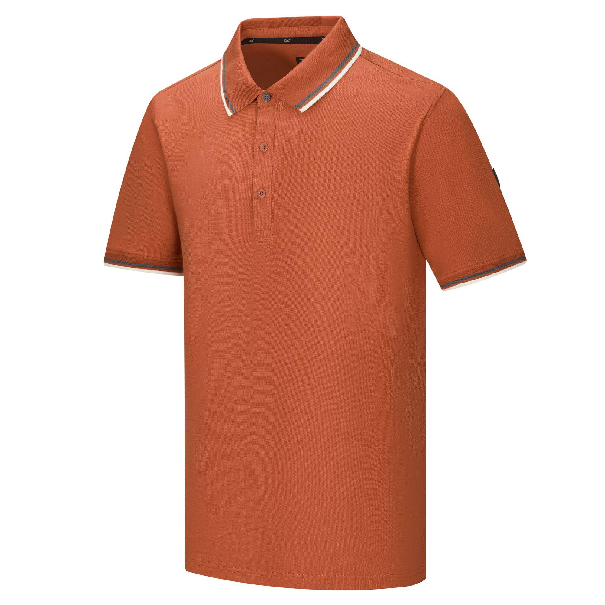 Maglietta Polo Uomo Regatta Adryan Mattone 3/5