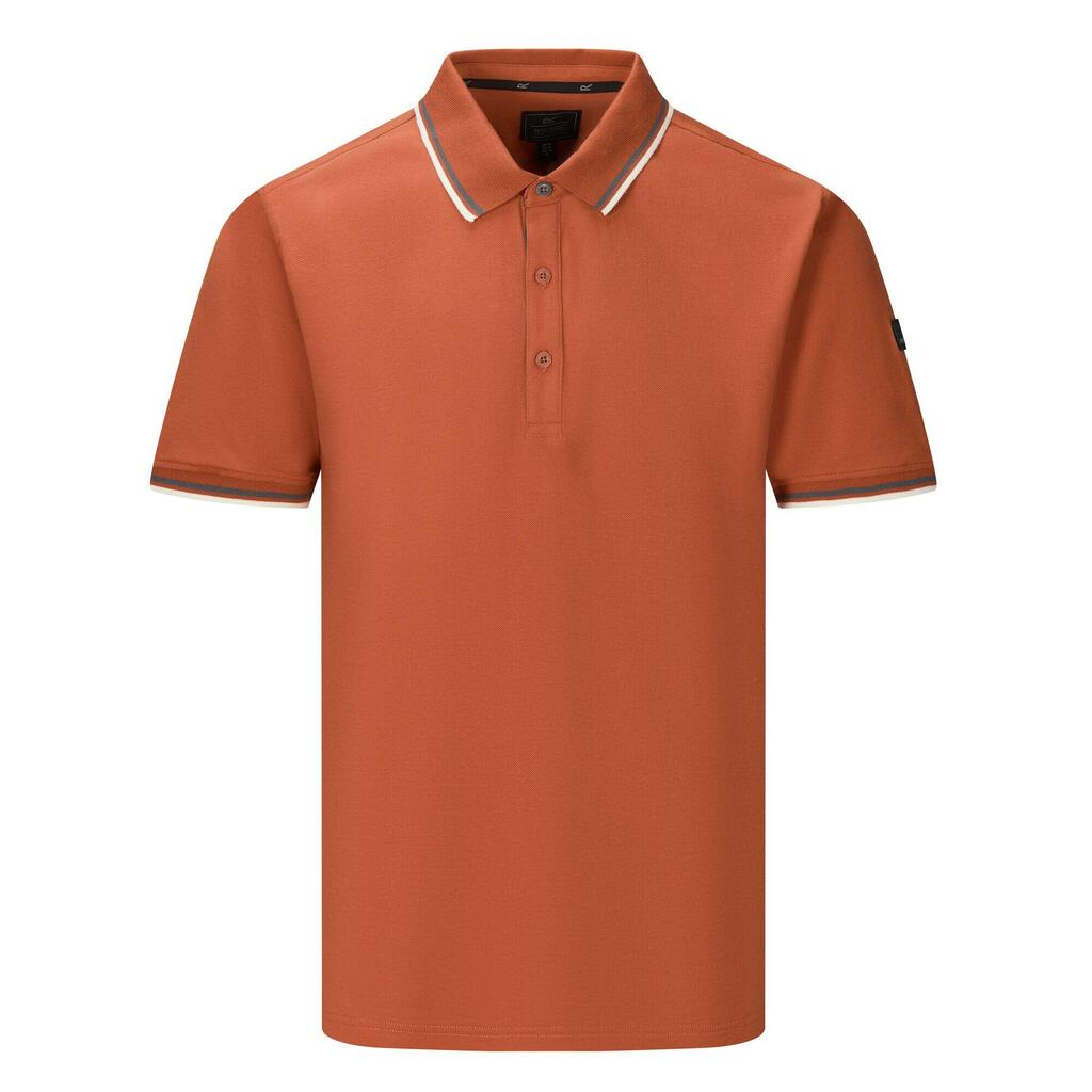 Mens Adryan Polo Shirt (Brick)