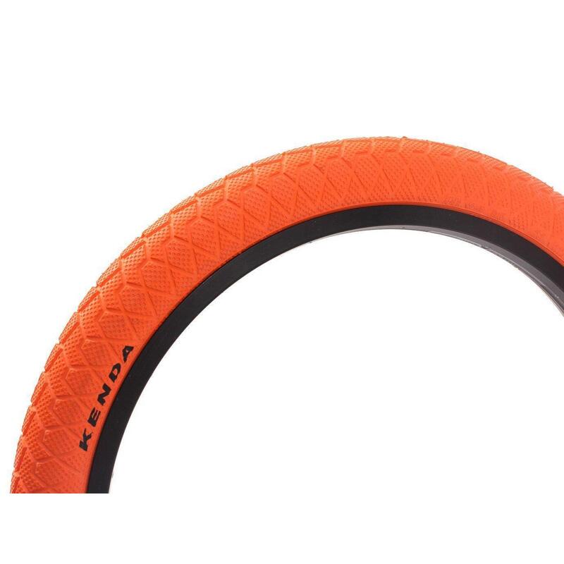Set cauciucuri BMX KENDA 20 inch x 1,95 inch portocaliu