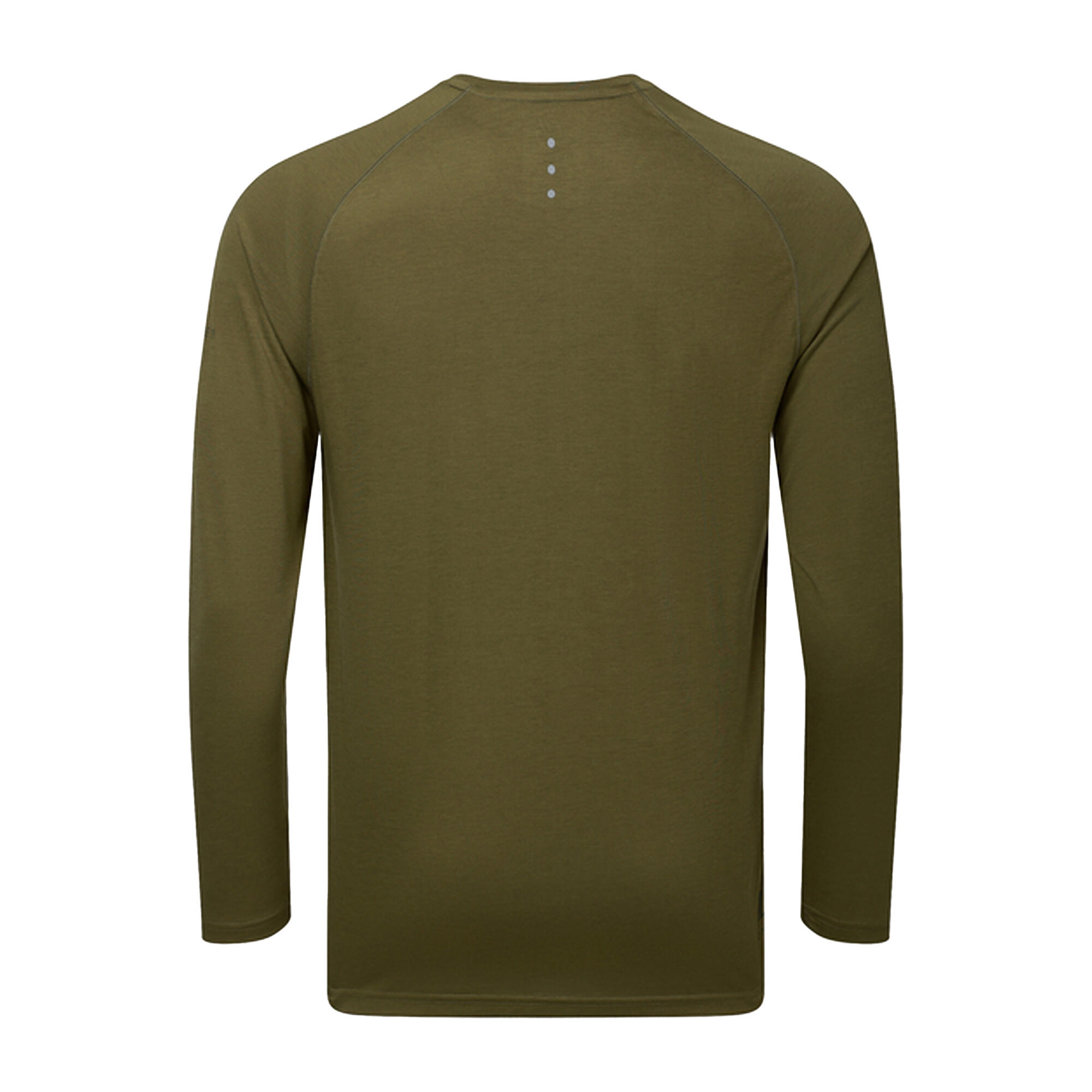 Mens Agile LongSleeved TShirt (Nephrite Green Solid) 2/4