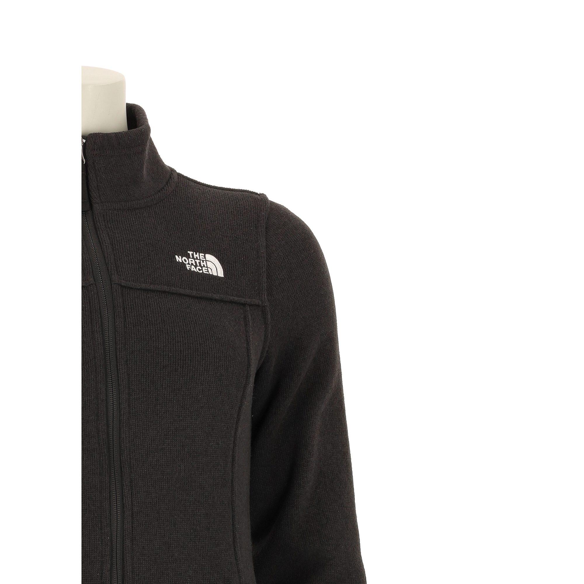 Damen TNF Schwarze Fleecejacke 5/7