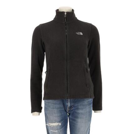 Tweedehands - Dames TNF Zwarte Fleece Jas - Zeer goede staat