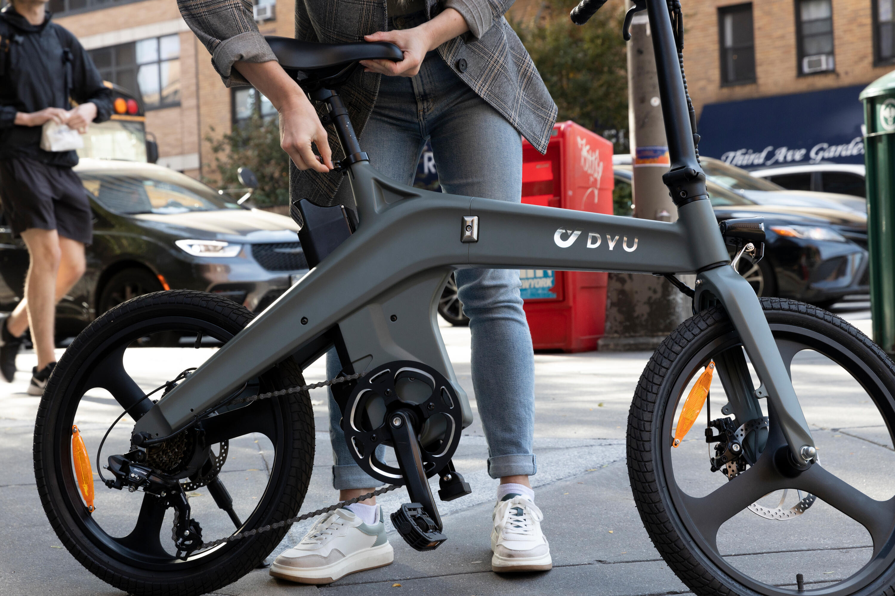 DYU T1 Opvouwbare Elektrische Fiets met Verwijderbare 36V 10Ah Accu 4/7