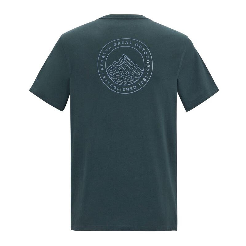 Tricou Drumeții În Natură Regatta Breezed Line Art Bărbați