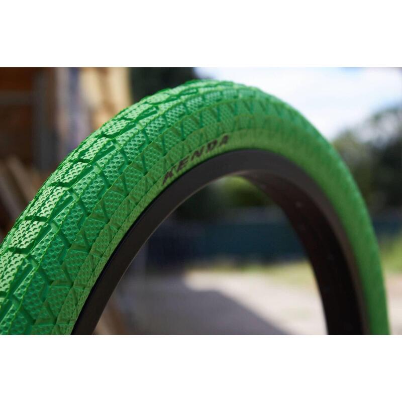 Set cauciucuri BMX KENDA 20 inch x 1,95 inch verde