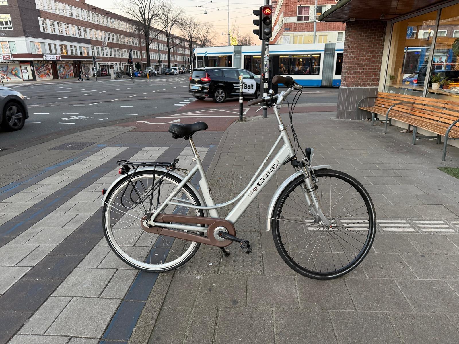 E-Cult stadsfiets 50 cm, metal/grijs, 7 versnellingen 5/5