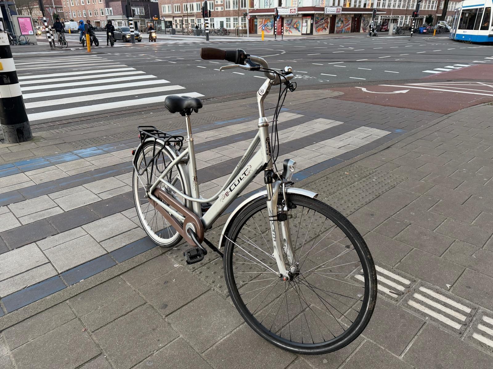 E-Cult stadsfiets 50 cm, metal/grijs, 7 versnellingen 4/5