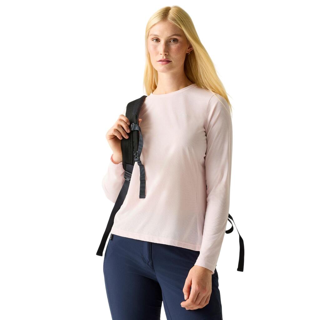 Womens/Ladies Mindo Insect Repellent LongSleeved TShirt (Pink Haze)