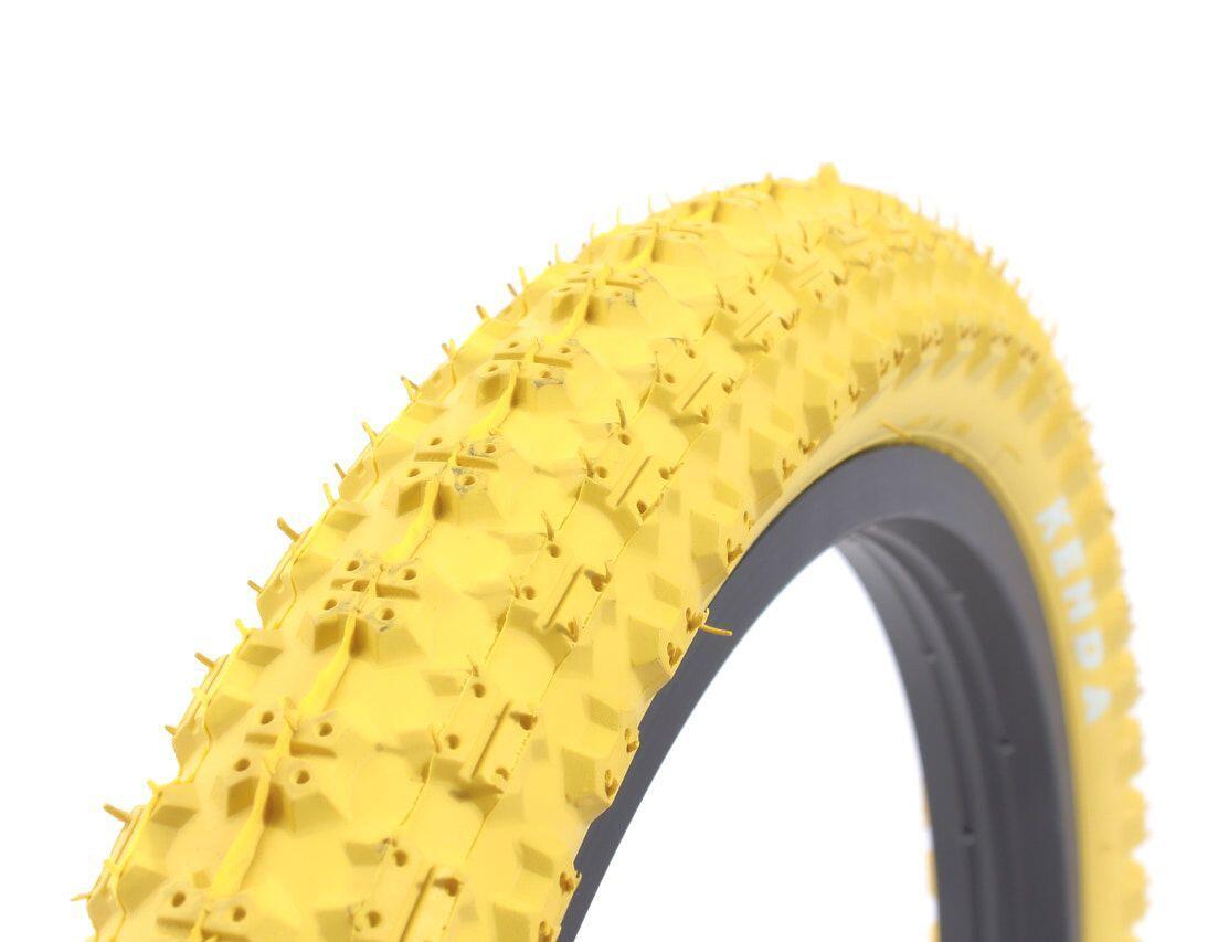 Set pneumatici BMX KENDA 20 pollici x 2,25 pollici giallo 3/5
